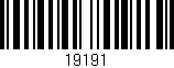 Código de barras (EAN, GTIN, SKU, ISBN): '19191'