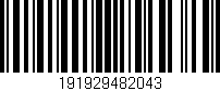 Código de barras (EAN, GTIN, SKU, ISBN): '191929482043'