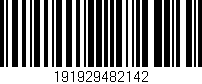 Código de barras (EAN, GTIN, SKU, ISBN): '191929482142'