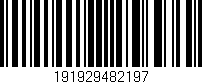 Código de barras (EAN, GTIN, SKU, ISBN): '191929482197'