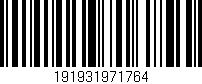 Código de barras (EAN, GTIN, SKU, ISBN): '191931971764'