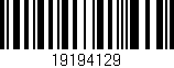 Código de barras (EAN, GTIN, SKU, ISBN): '19194129'