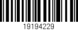 Código de barras (EAN, GTIN, SKU, ISBN): '19194229'