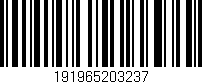 Código de barras (EAN, GTIN, SKU, ISBN): '191965203237'