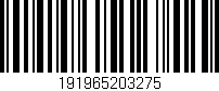 Código de barras (EAN, GTIN, SKU, ISBN): '191965203275'