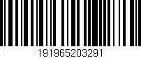 Código de barras (EAN, GTIN, SKU, ISBN): '191965203291'