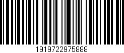 Código de barras (EAN, GTIN, SKU, ISBN): '1919722975888'