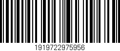 Código de barras (EAN, GTIN, SKU, ISBN): '1919722975956'