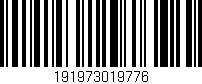 Código de barras (EAN, GTIN, SKU, ISBN): '191973019776'