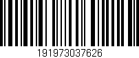 Código de barras (EAN, GTIN, SKU, ISBN): '191973037626'