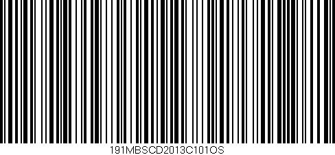 Código de barras (EAN, GTIN, SKU, ISBN): '191MBSCD2013C101OS'