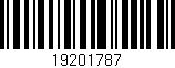 Código de barras (EAN, GTIN, SKU, ISBN): '19201787'