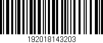 Código de barras (EAN, GTIN, SKU, ISBN): '192018143203'