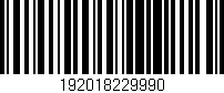 Código de barras (EAN, GTIN, SKU, ISBN): '192018229990'