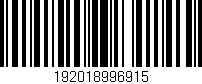 Código de barras (EAN, GTIN, SKU, ISBN): '192018996915'