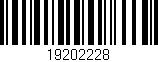 Código de barras (EAN, GTIN, SKU, ISBN): '19202228'