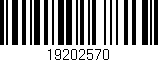 Código de barras (EAN, GTIN, SKU, ISBN): '19202570'