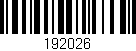 Código de barras (EAN, GTIN, SKU, ISBN): '192026'