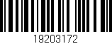 Código de barras (EAN, GTIN, SKU, ISBN): '19203172'