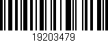 Código de barras (EAN, GTIN, SKU, ISBN): '19203479'