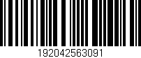 Código de barras (EAN, GTIN, SKU, ISBN): '192042563091'