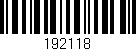 Código de barras (EAN, GTIN, SKU, ISBN): '192118'