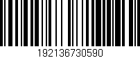Código de barras (EAN, GTIN, SKU, ISBN): '192136730590'