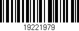 Código de barras (EAN, GTIN, SKU, ISBN): '19221979'