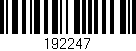 Código de barras (EAN, GTIN, SKU, ISBN): '192247'