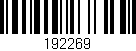Código de barras (EAN, GTIN, SKU, ISBN): '192269'