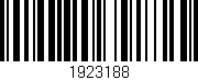 Código de barras (EAN, GTIN, SKU, ISBN): '1923188'
