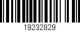 Código de barras (EAN, GTIN, SKU, ISBN): '19232829'