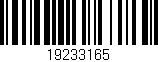 Código de barras (EAN, GTIN, SKU, ISBN): '19233165'