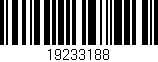 Código de barras (EAN, GTIN, SKU, ISBN): '19233188'