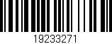 Código de barras (EAN, GTIN, SKU, ISBN): '19233271'