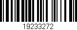 Código de barras (EAN, GTIN, SKU, ISBN): '19233272'