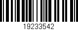 Código de barras (EAN, GTIN, SKU, ISBN): '19233542'