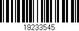 Código de barras (EAN, GTIN, SKU, ISBN): '19233545'