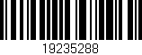 Código de barras (EAN, GTIN, SKU, ISBN): '19235288'