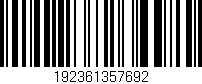Código de barras (EAN, GTIN, SKU, ISBN): '192361357692'