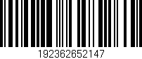 Código de barras (EAN, GTIN, SKU, ISBN): '192362652147'