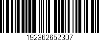 Código de barras (EAN, GTIN, SKU, ISBN): '192362652307'