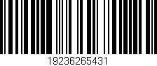 Código de barras (EAN, GTIN, SKU, ISBN): '19236265431'