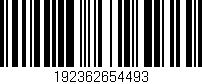 Código de barras (EAN, GTIN, SKU, ISBN): '192362654493'