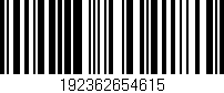 Código de barras (EAN, GTIN, SKU, ISBN): '192362654615'