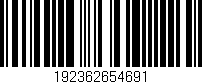 Código de barras (EAN, GTIN, SKU, ISBN): '192362654691'