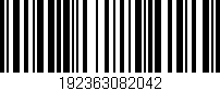 Código de barras (EAN, GTIN, SKU, ISBN): '192363082042'