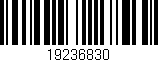 Código de barras (EAN, GTIN, SKU, ISBN): '19236830'