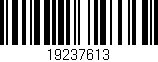 Código de barras (EAN, GTIN, SKU, ISBN): '19237613'