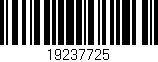 Código de barras (EAN, GTIN, SKU, ISBN): '19237725'